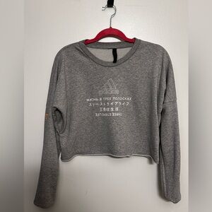 Cropped Adidas sweatshirt Medium